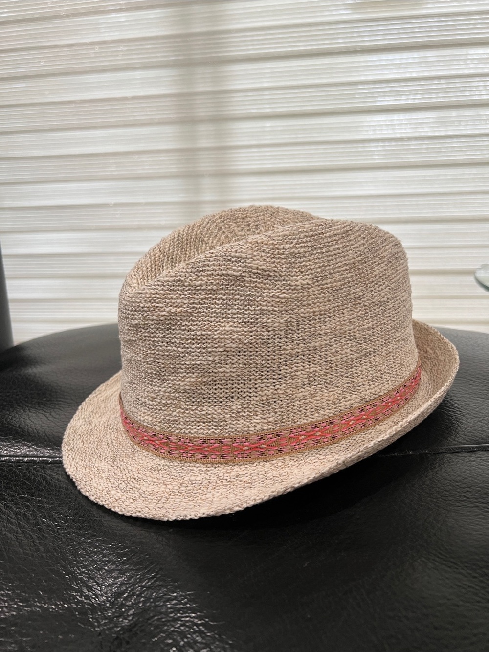 Aldo Fedora with Coral Accent Band